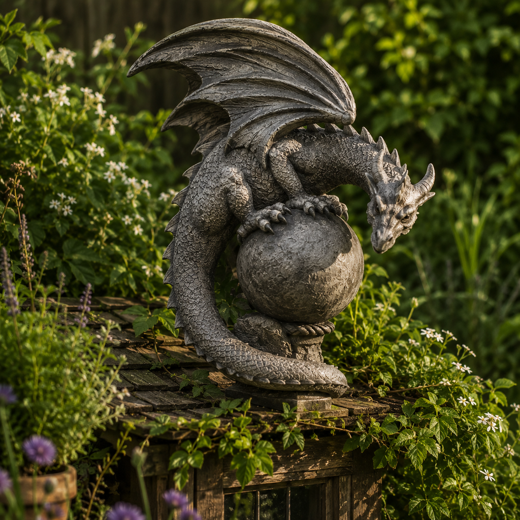Majestic Right-Facing Sentry Dragon Guardian
