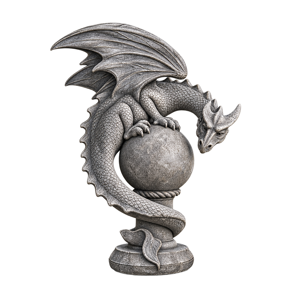 Majestic Right-Facing Sentry Dragon Guardian