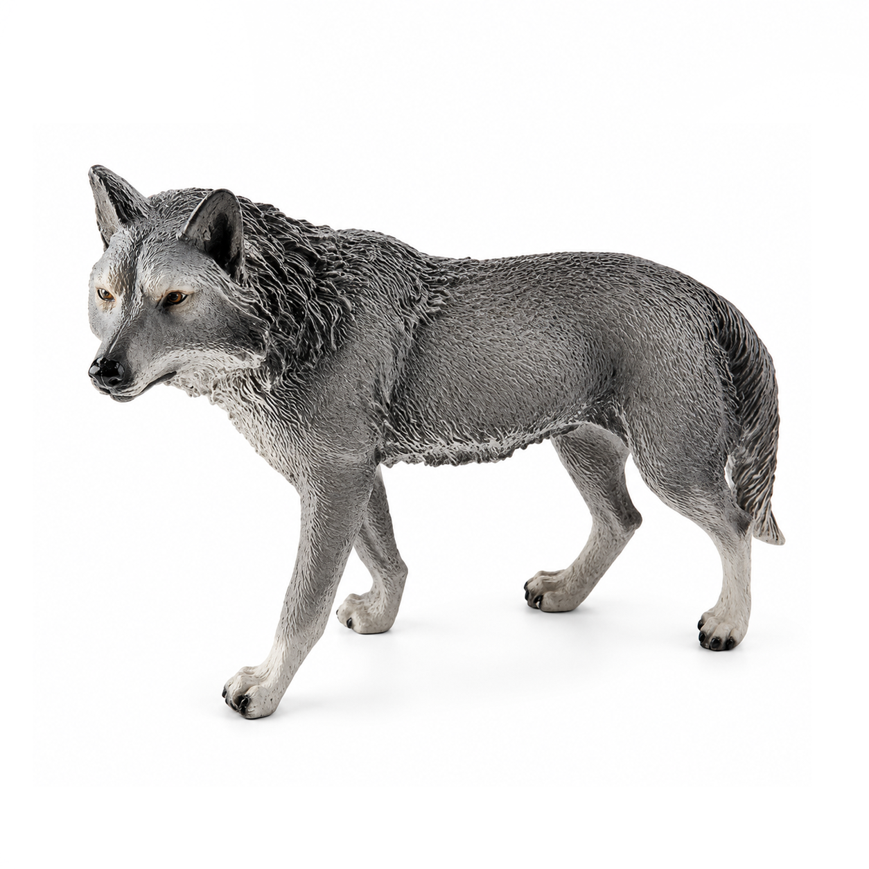 Gray Wolf Garden Statue