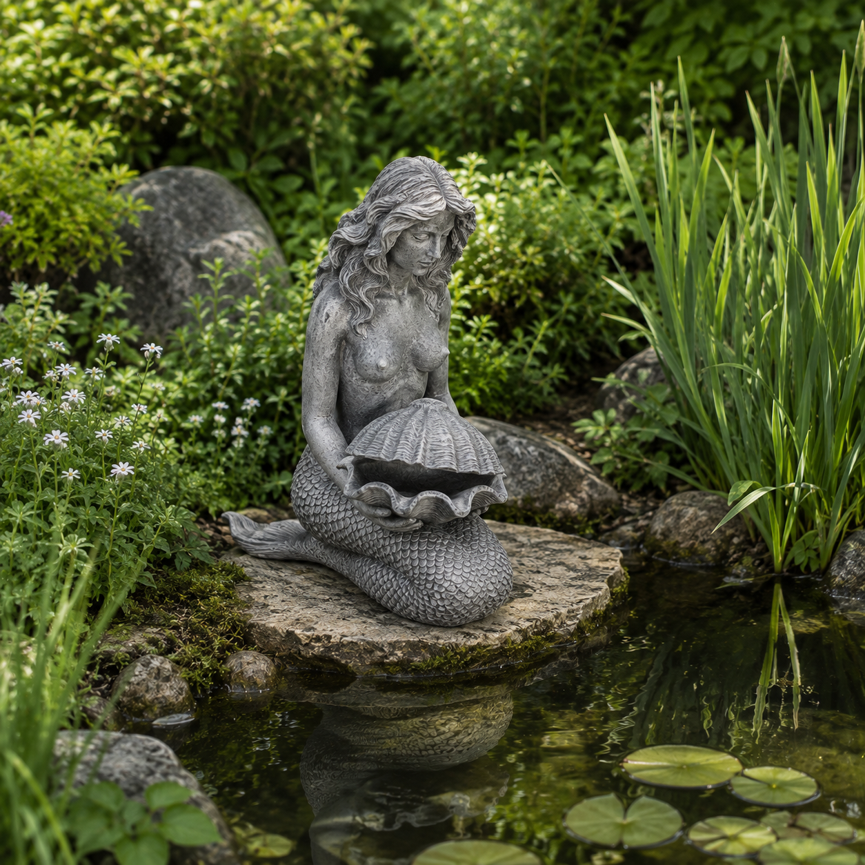 Mermaid Garden Statue