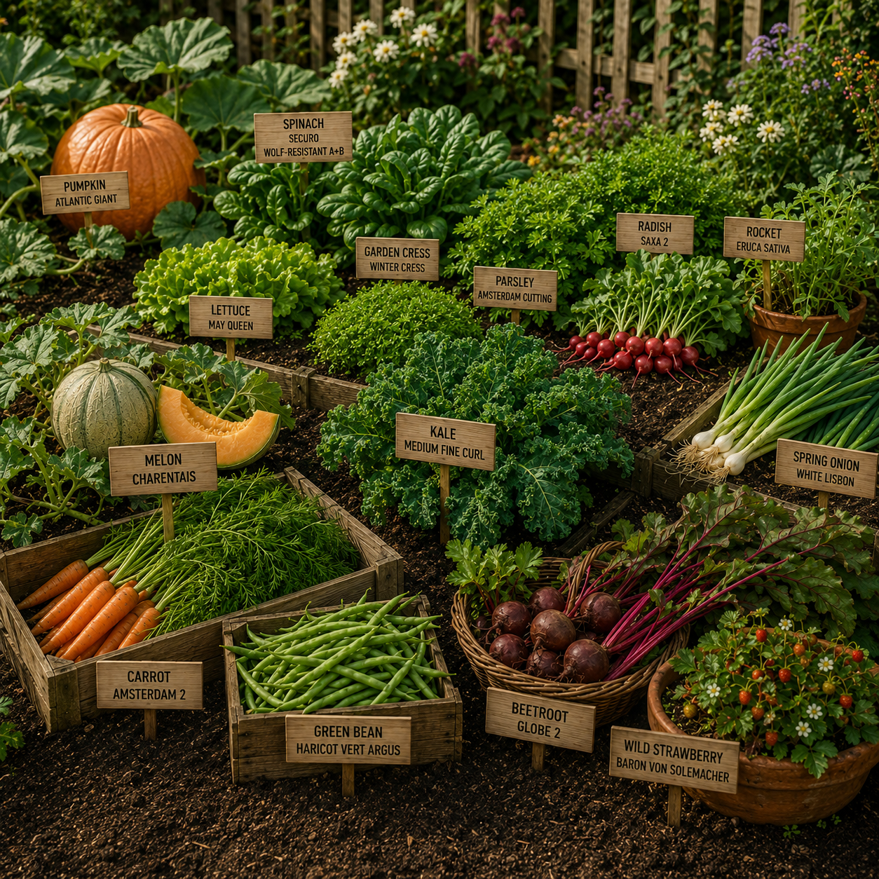 Vegetable Seed Collection – 15 Essential Varieties
