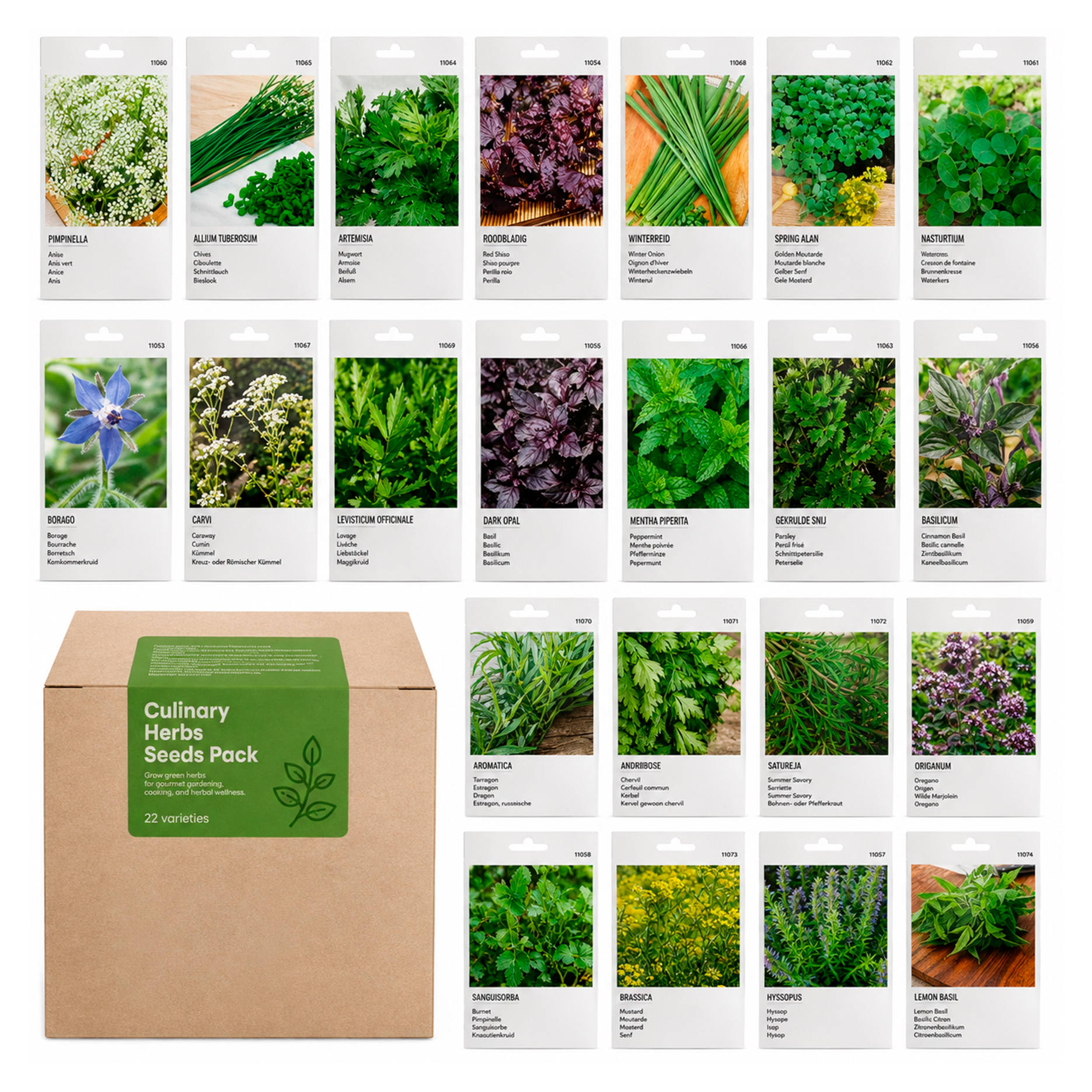 Herb Seed Collection – 22 Culinary Varieties